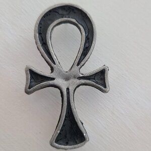 Key Of Life Large Ankh Egyptian Cross Vintage Lapel Jacket Hat Pin